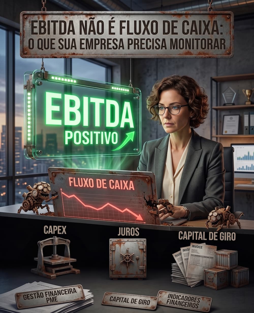 EBITDA positivo não significa caixa saudável: entenda por quê