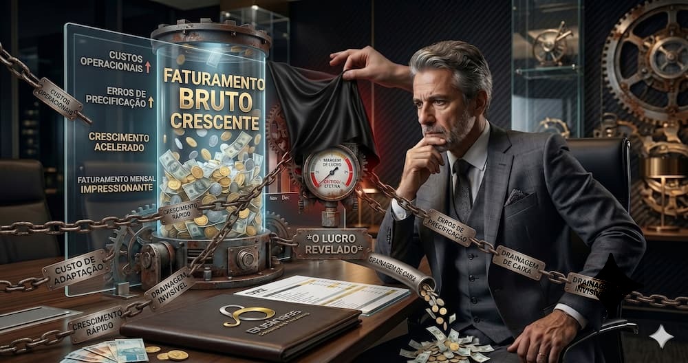Faturamento não é lucro: o erro que drena o caixa da sua empresa