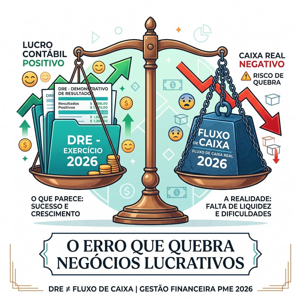 Fluxo de Caixa para PMEs: o erro que quebra negócios lucrativos